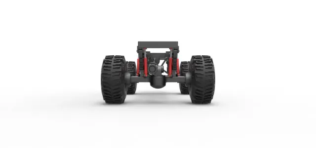 Chassis of Wheel Standing Mega Truck Scale 1:25 — Фото 6 из 23