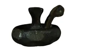 Old Hand Candlestick