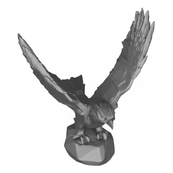 Eagle Sculpture 3D Printable Model — Фото 4 из 6