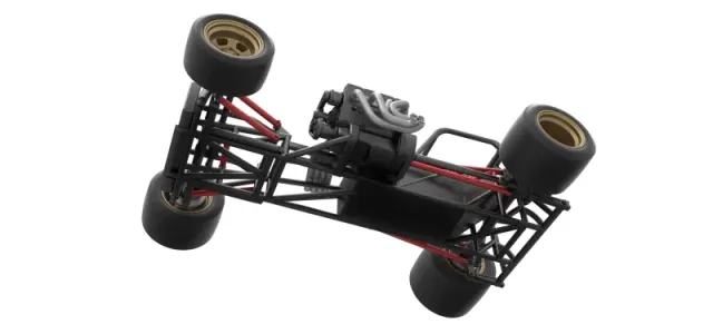 Supermodified front engine race car Base Scale 1:25 — Фото 3 из 31