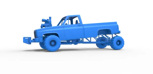 Diecast old school pulling truck 4wd Scale 1:25 — Фото 13 из 30