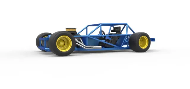 Vintage Asphalt Modified stock car Base Scale 1:25 — Image 2 of 29