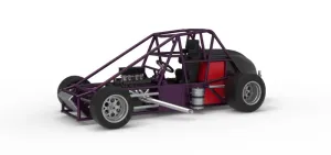 Experimental Pavement Silver Crown Car Base Version 2 Scale 1:25