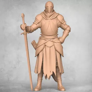 Medieval Warrior Statue