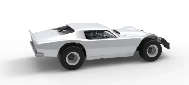 Vintage Dirt late model Race car Version 3 Scale 1:25 — Фото 20 из 29