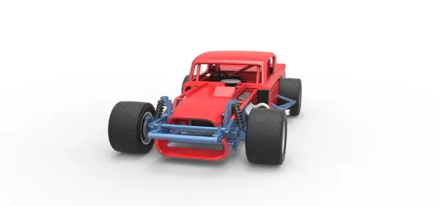 Vintage Asphalt Modified stock car V9 Scale 1:25 — Фото 5 из 29