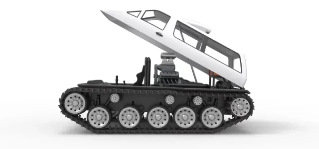 Vintage Monster tank Version 6 Scale 1:25 — Image 25 of 30