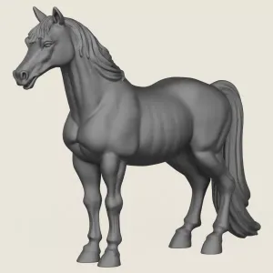 Horse Print Ready 3D Model