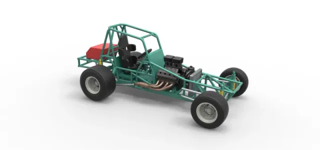 Vintage Northeast Dirt Modified stock car Base Scale 1:25 — Image 24 of 31