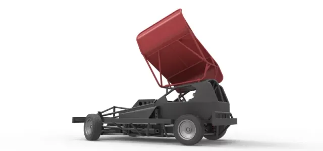 BriSCA Formula 1 Stock Car for Dirt while turning Scale 1:25 — Фото 13 из 31