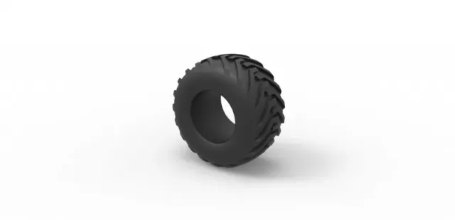 Diecast offroad tire 3 Scale 1 to 25 — Фото 7 из 8
