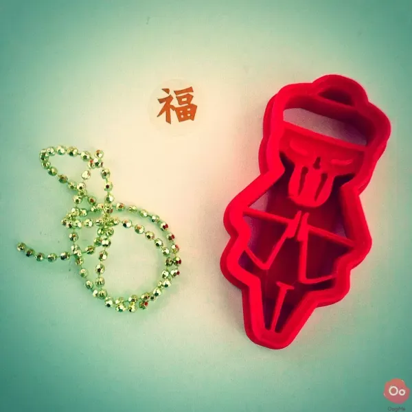 Chinese Man Cookie Cutter — Image 2 of 3