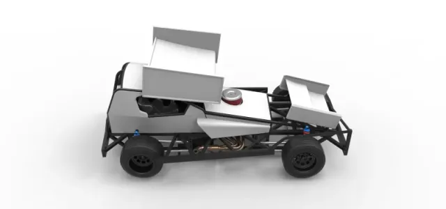 BriSCA Formula 1 Stock Car for Asphalt Scale 1:25 — Фото 23 из 31