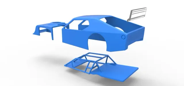 Shell of Asphalt Modified stock car V1 Scale 1:25 — Фото 22 из 22