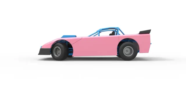 New Zealand Super Saloon race car while turning V2 Scale 1:25 — Фото 9 из 31