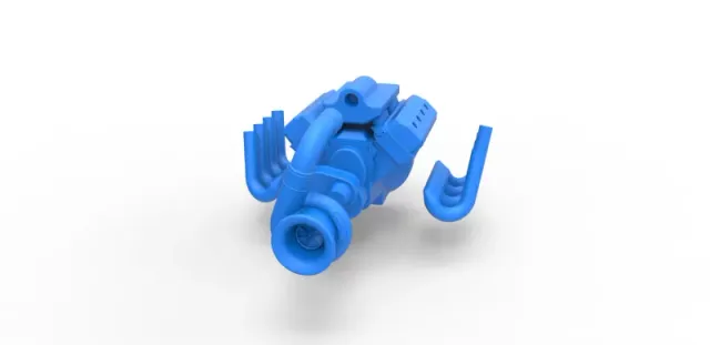 Diecast Funny car Turbo Engine Scale 1:25 — Фото 17 из 19