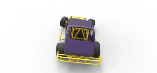 Vintage Northeast Dirt Modified stock car while turning 1:25 — Фото 17 из 31