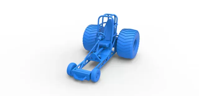 Diecast Chassis of Mini Rod pulling tractor Scale 1 to 25 — Фото 14 из 31