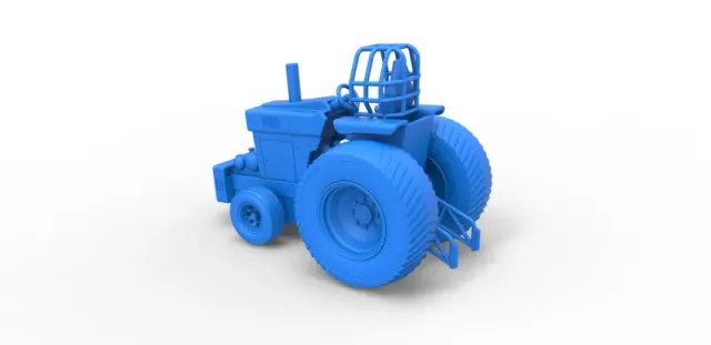 Fun short Pro Stock Pulling Tractor Version 1 Scale 1:25 — Фото 20 из 31