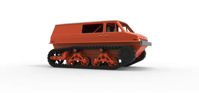 Vintage Monster tank Version 3 Scale 1:25 — Image 21 of 31