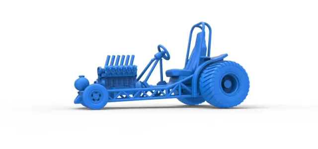 Diecast Mini Rod pulling tractor 9 Scale 1:25 — Image 14 of 31