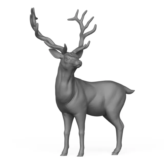 3D Printable Stag Deer Animal — Image 6 of 6