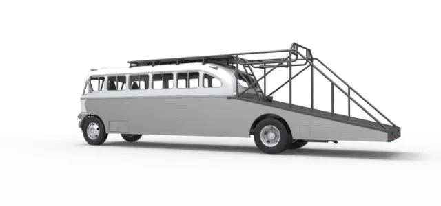 Vintage Transporter truck for Race car Version 8 Scale 1:25 — Фото 19 из 30