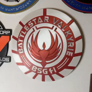 Battlestar Valkyrie BSG-41 Wall Plaque