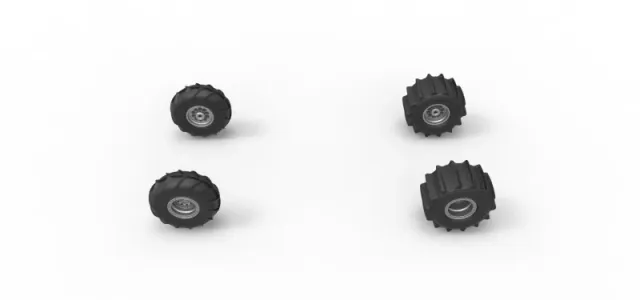 Wheel set of Mud dragster Version 1 Scale 1:25 — Image 6 of 12