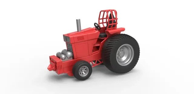 Fun short Pro Stock Pulling Tractor Version 1 Scale 1:25 — Фото 31 из 31