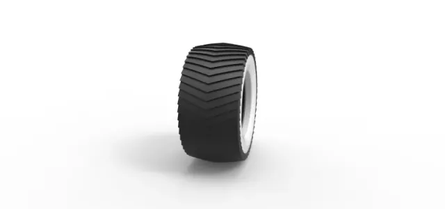 Diecast pulling tractor Whitewall rear tire 1 Scale 1:25 — Image 3 of 12