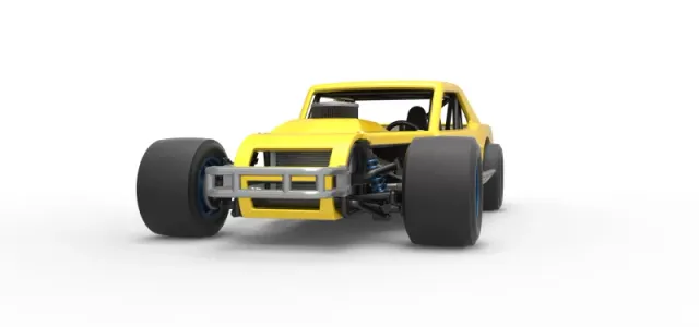 Vintage Asphalt Modified stock car V8 Scale 1:25 — Фото 6 из 30