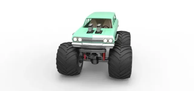 Vintage Monster Truck Scale 1:25 — Фото 5 из 21