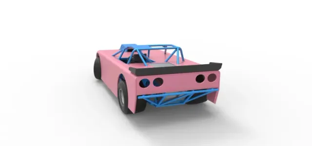 New Zealand Super Saloon race car while turning V2 Scale 1:25 — Фото 14 из 31
