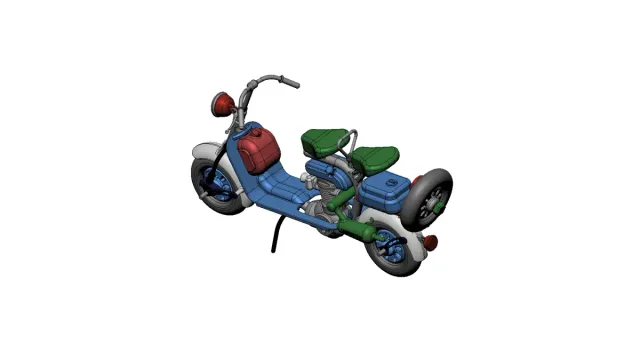 Lambretta motorcycle from the 1960s model — Фото 11 из 11