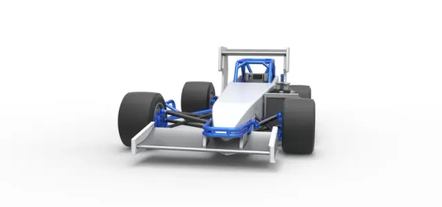 Supermodified front engine race car V4 Scale 1:25 — Фото 6 из 31