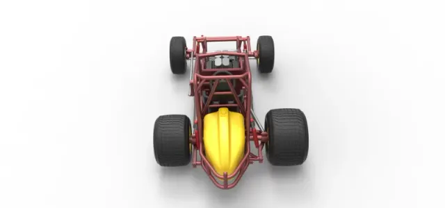 Vintage Sprint car Base Scale 1:25 — Фото 17 из 30