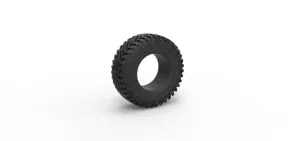 Offroad tire 125 Scale 1:25
