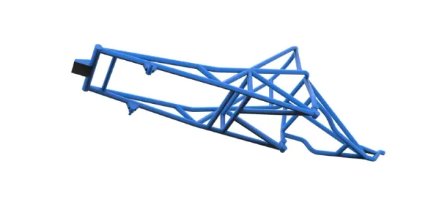 Frame of old school Front engine dragster Version 6 Scale 1:25 — Image 3 of 12