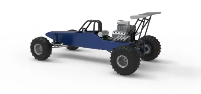 Vintage Mud dragster Scale 1:25 — Фото 12 из 26