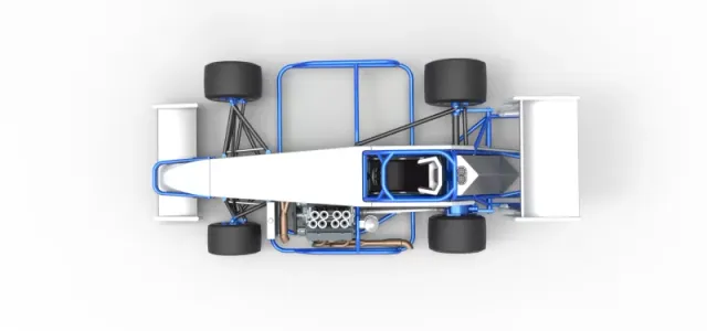 Supermodified front engine race car V4 Scale 1:25 — Фото 11 из 31