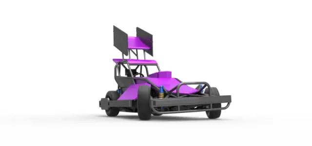 New Zealand Superstock car while turning Version 2 Scale 1:25 — Фото 27 из 31