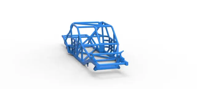 Frame of Vintage Asphalt Modified stock car Version 3 Scale 1:25 — Фото 19 из 20
