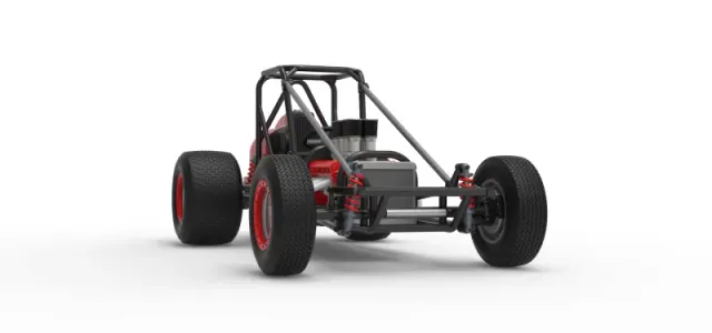Dirt Silver Crown Champ car Base Scale 1:25 — Фото 27 из 30