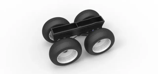 Diecast Chassis of vintage monster truck Scale 1:25 — Фото 2 из 29