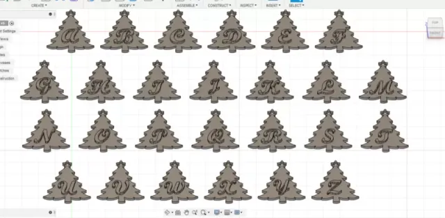 CHRISTMAS TREE 3D letters stl file — Фото 2 из 12