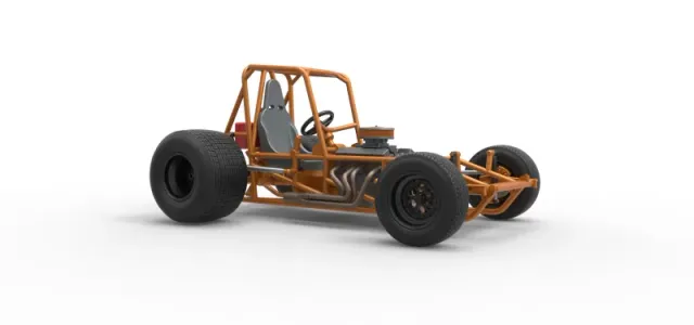 Vintage Sprint car Base Version 2 Scale 1:25 — Фото 25 из 30
