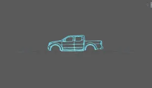 Nissan - Frontier Wall Art