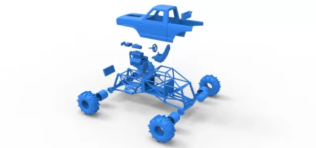Mud dragster Version 4 Scale 1:25 — Фото 24 из 26