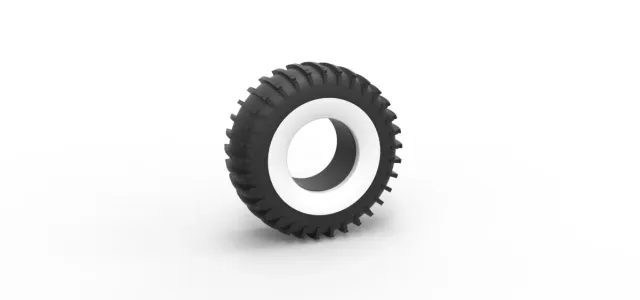 Diecast Whitewall Trom tire Scale 1:25 — Фото 12 из 12